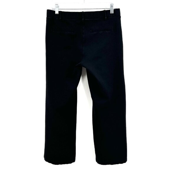 BETABRAND Black Straight Leg Stretch Work Career Trouser Pull On Pants Large - Picture 2 of 8